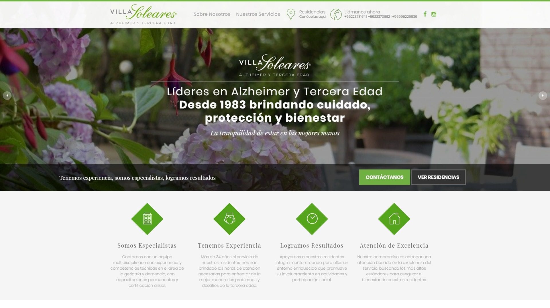 Villa Soleares Website
