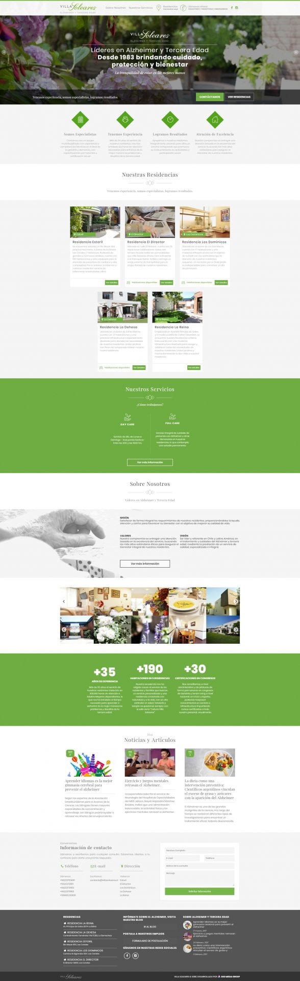 Villa Soleares Website