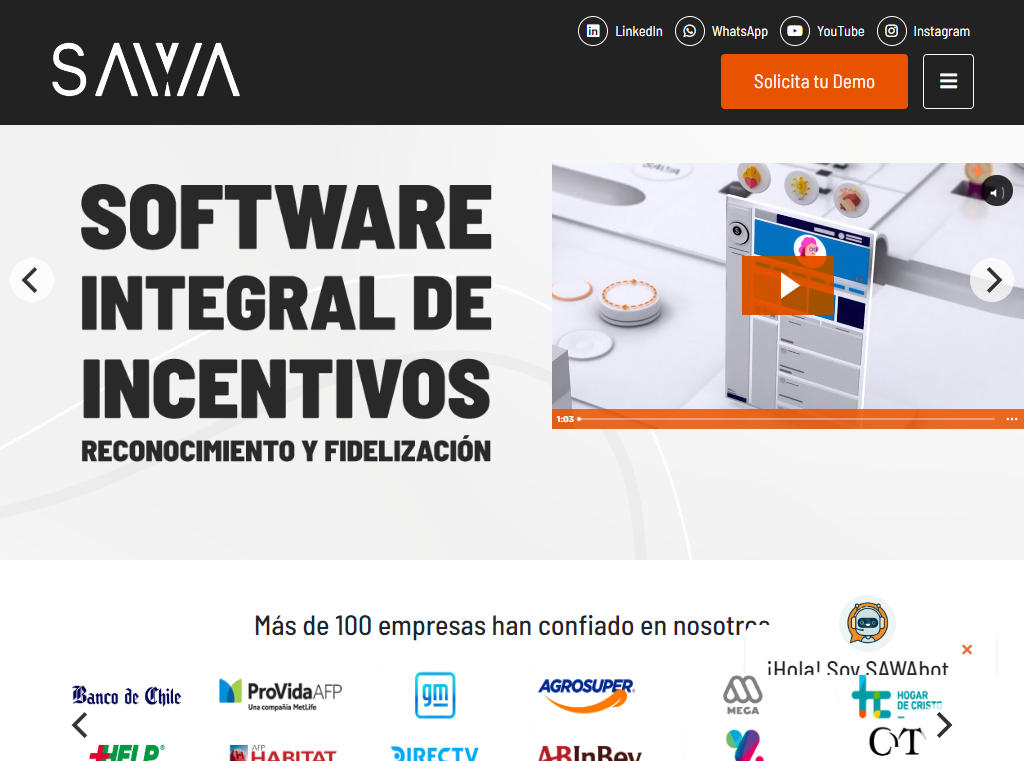 Sitio web SAWA
