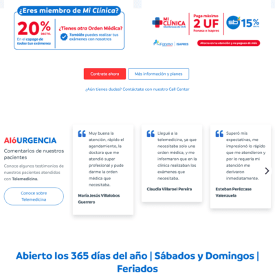 Sitio web Cruz Nacional