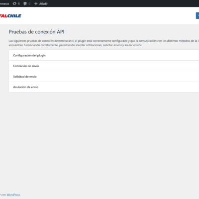 Plugin a medida para Postal Chile