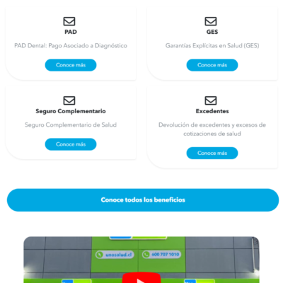 Sitio web Uno Salud Dental