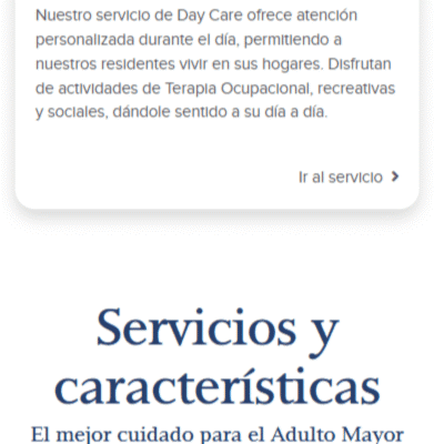 Sitio web Aurum Care