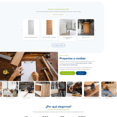 Sitio web y cotizador online Tramasa