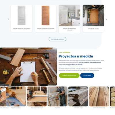 Sitio web y cotizador online Tramasa
