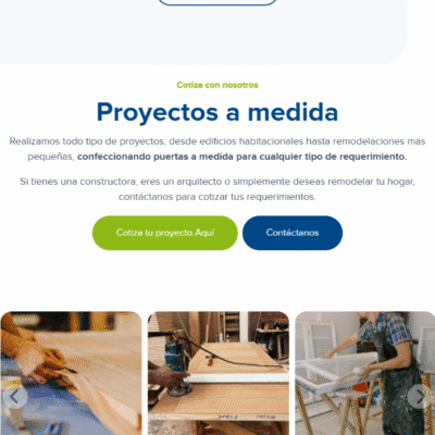 Sitio web y cotizador online Tramasa