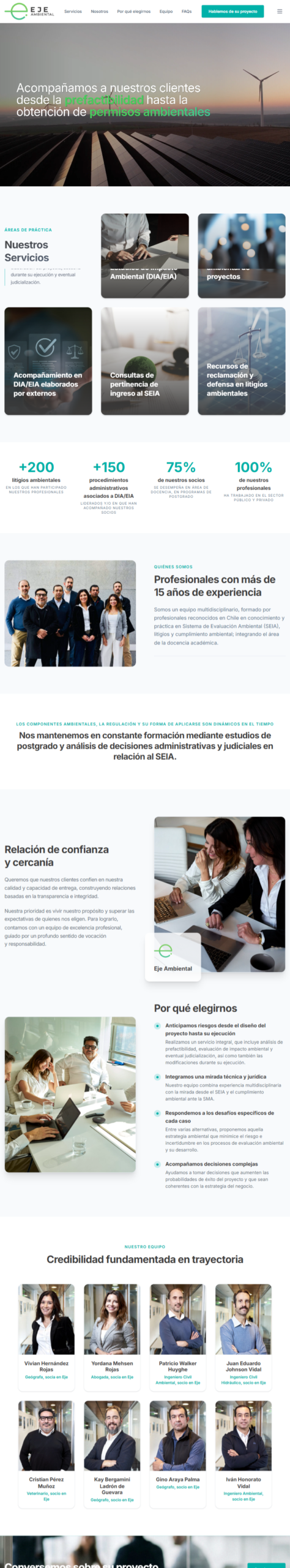 Sitio Web Eje Ambiental
