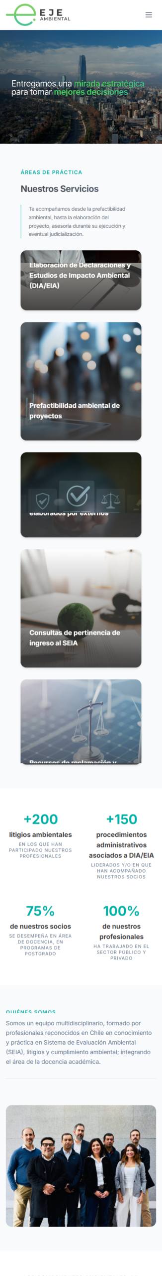 Sitio Web Eje Ambiental
