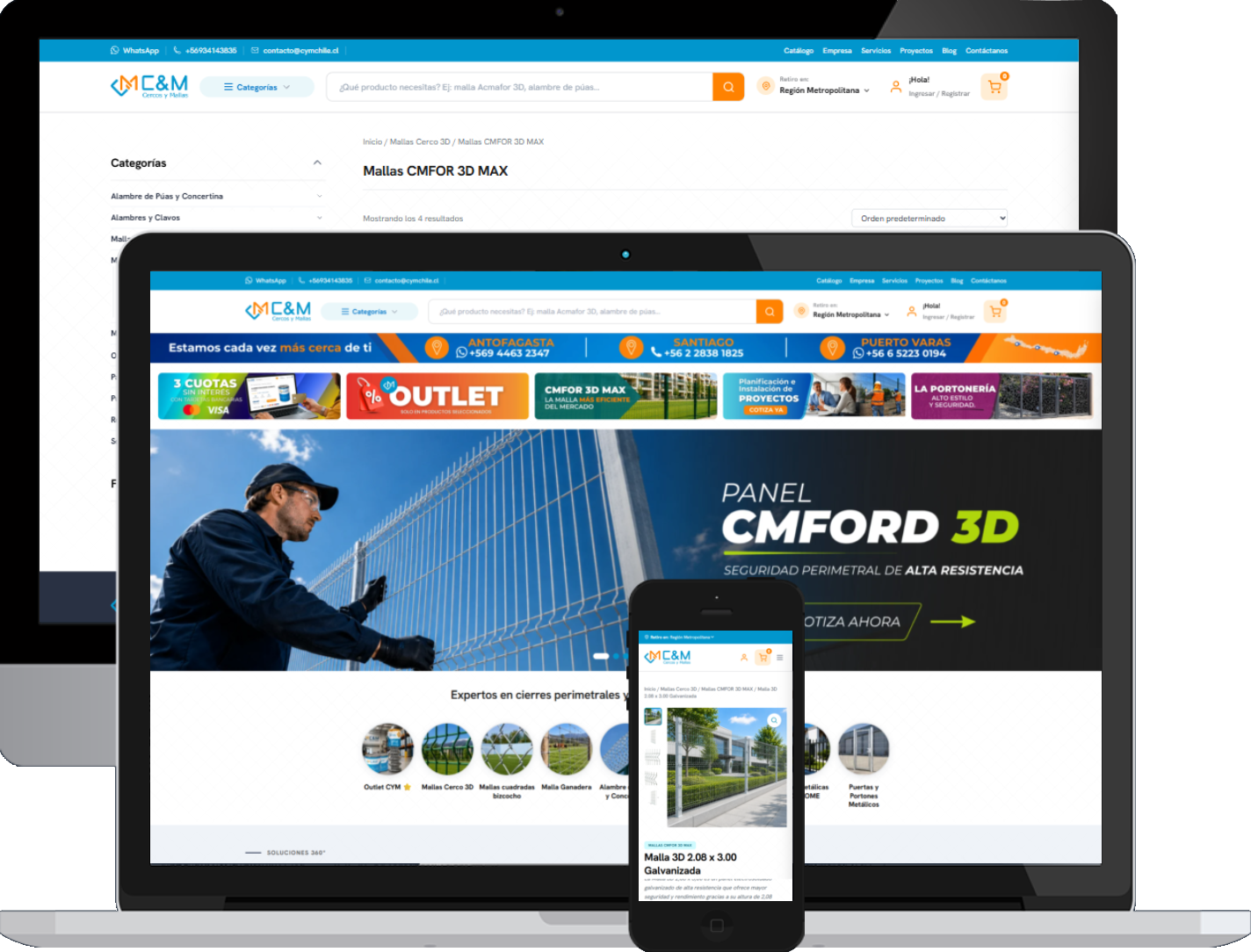 E-commerce CYM Chile