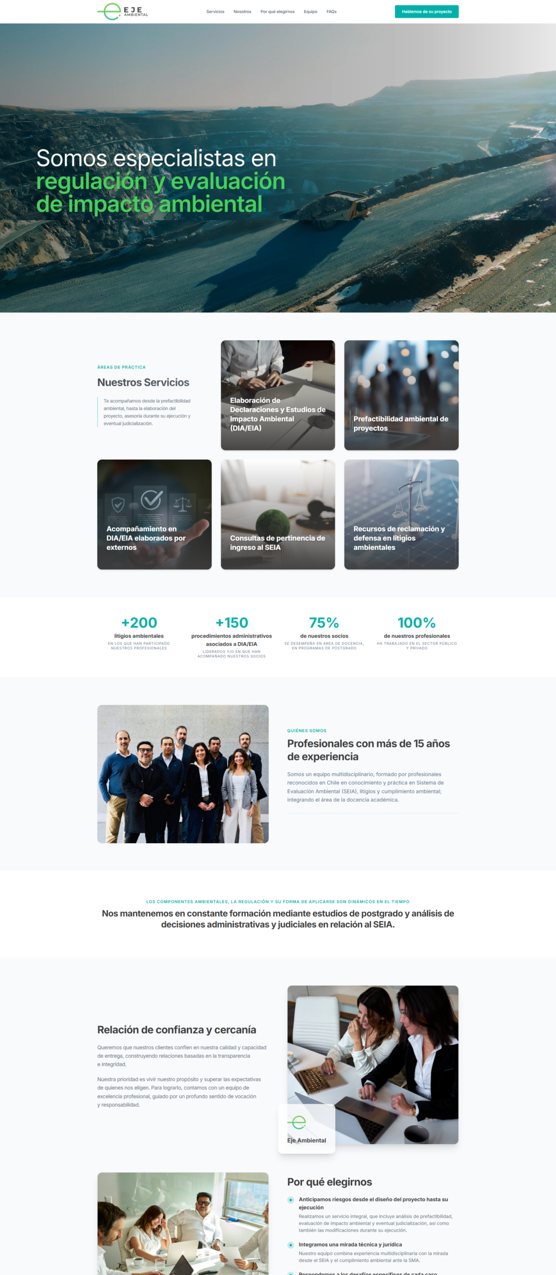 Sitio Web Eje Ambiental