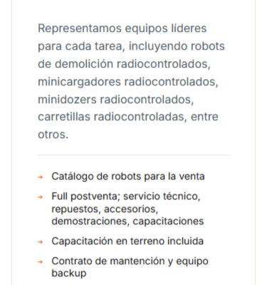 Sitio web Mkina / MTech