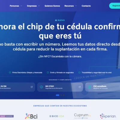 Sitio web FirmaYa