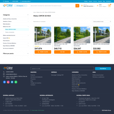 E-commerce CYM Chile